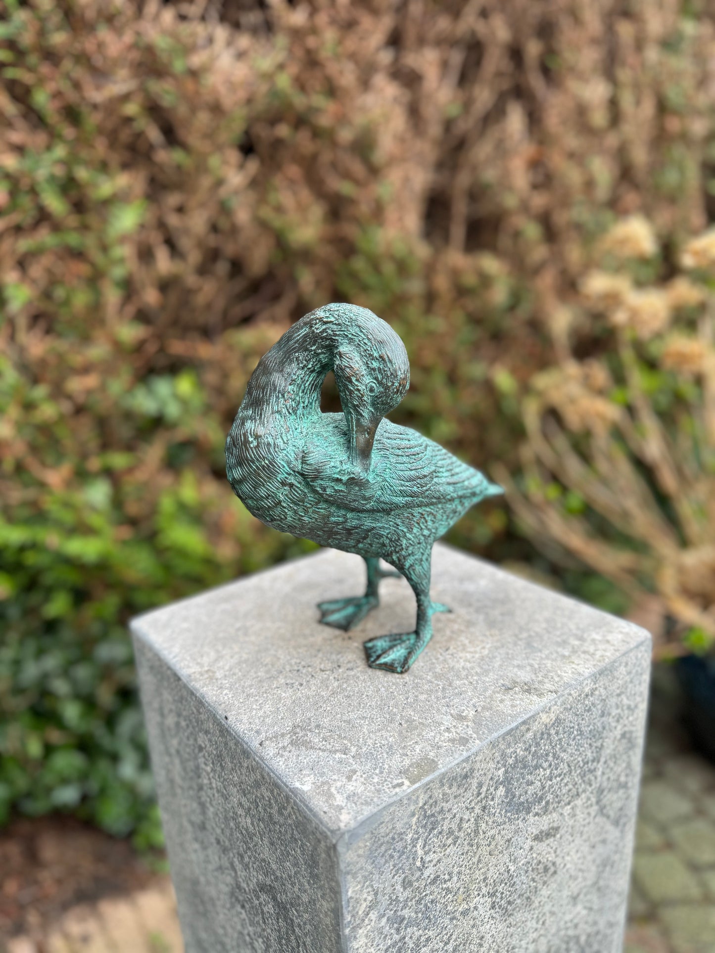 Pato em Bronze 23x12x31cm