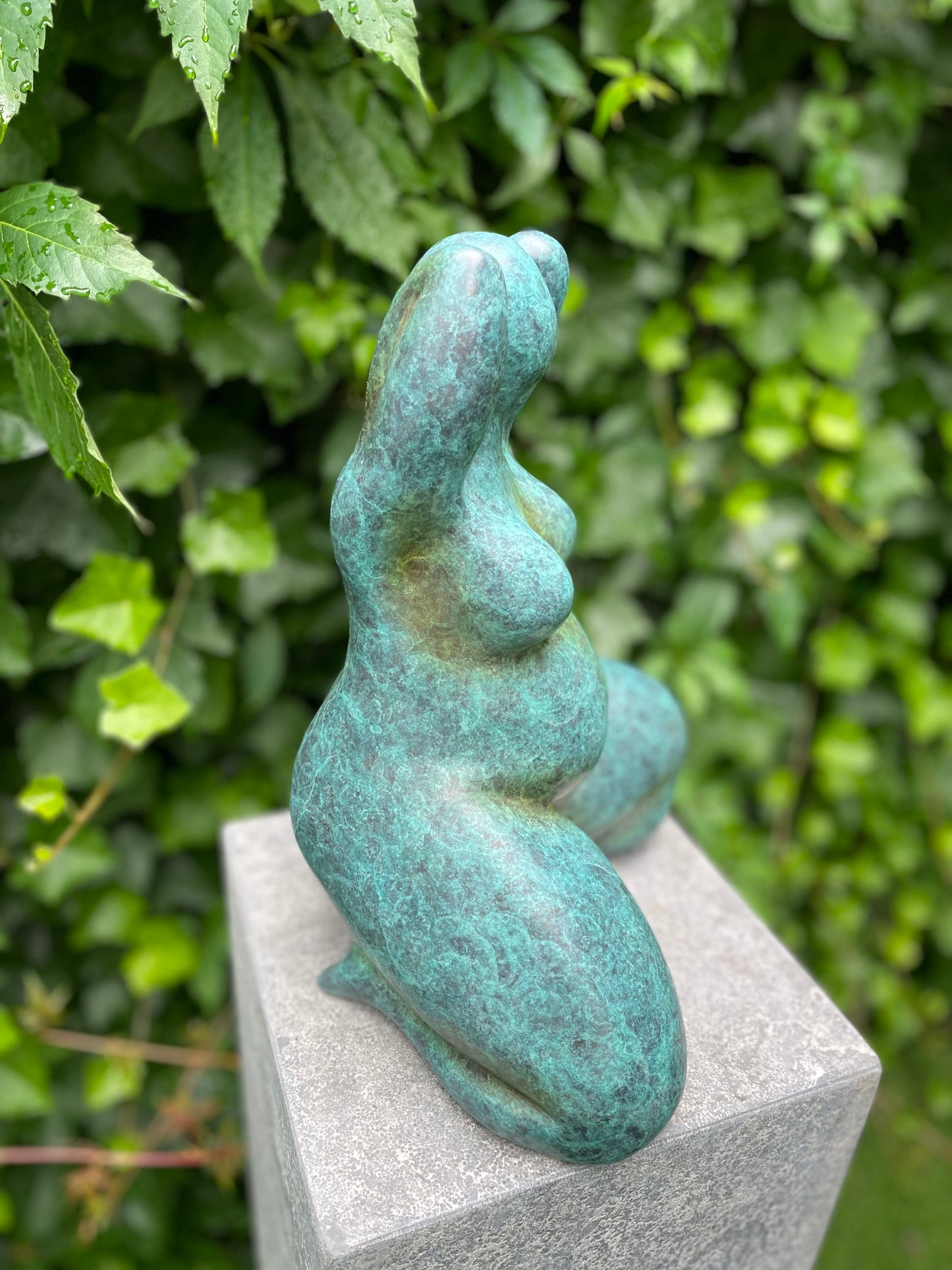 Mulher gorda de bronze II - 36x17x32cm