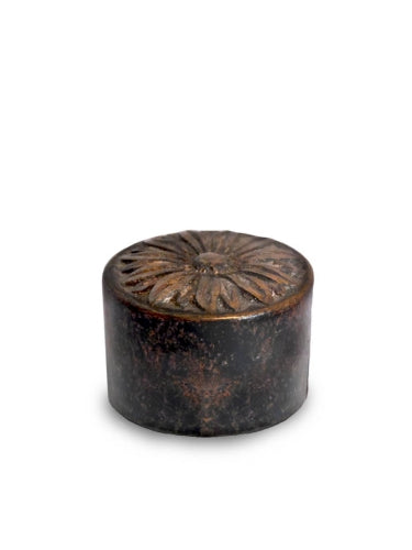 <transcy>Mini urn in Bronze Daisy</transcy>