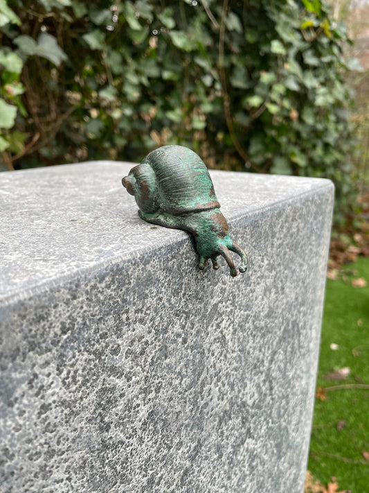 Bronze snail 6x3x7cm