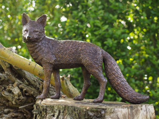 Fox in Bronze 38x15x54cm