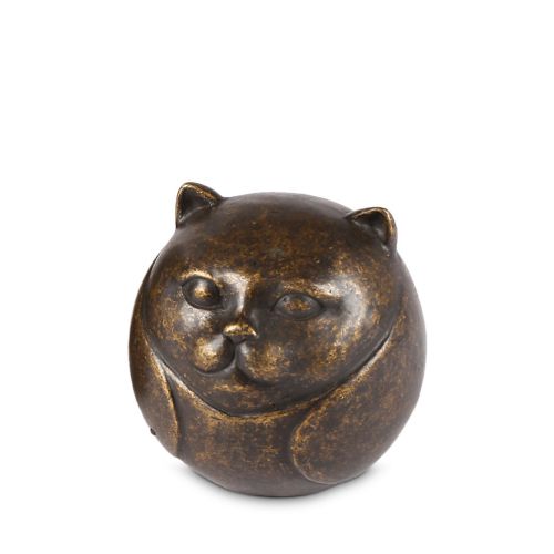 Urn in Bronze Cat