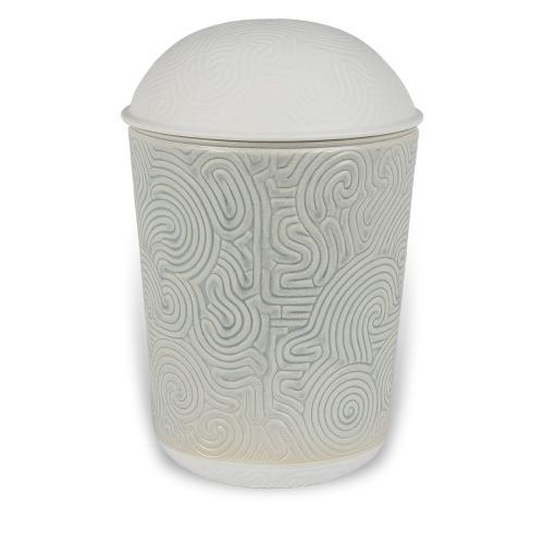 Doolhof White Porcelain Urn 3.2L - 28.5 cm